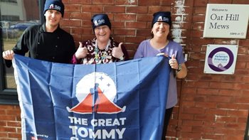 Care UK colleagues camp out for charity