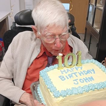101-year-old Witney care home resident shares secret to a long life