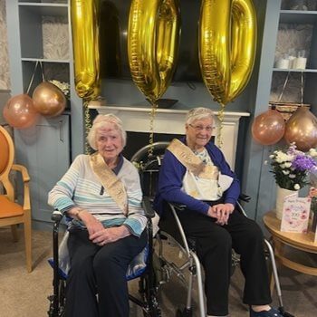 Twice the cake, twice the cheer as Buckingham care home residents reach 100!