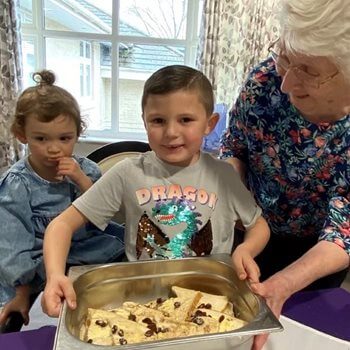 Salisbury care home residents team up with local children to bring back favourite recipes  