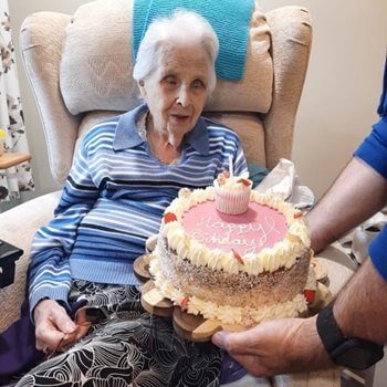 Salisbury care home resident, 102, shares secret to long life