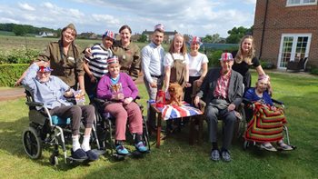 VE Day 80 celebrated in style at Hertfordshire care home