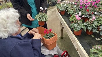 Whitstable care home residents and team members come together to transform outdoor space 