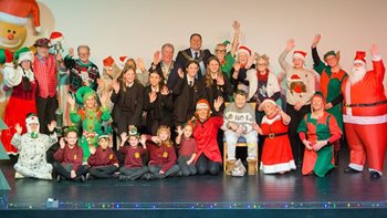 Halstead care home residents and schoolchildren celebrate Christmas with sing-along