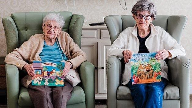 Ware care home writes new chapter with school visit