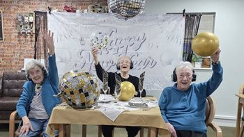 Poole care home residents ring in new year with dementia-friendly disco