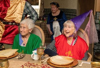 A knight to remember! – Care home TRANSFORMED into a Medieval castle for local community  