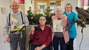 Halstead care home residents join in Big Garden Birdwatch