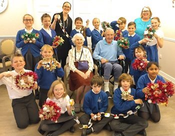 School children join Chelmsford care home for journey into Christmas past