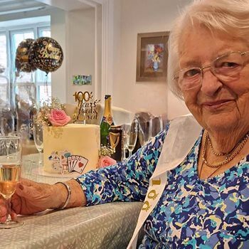 Altrincham care home resident, 100, reveals secret to a long life