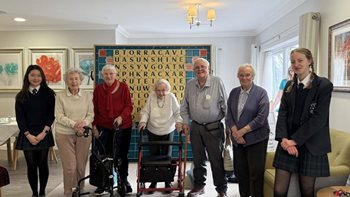 Sevenoaks care home teams up with local youngsters
