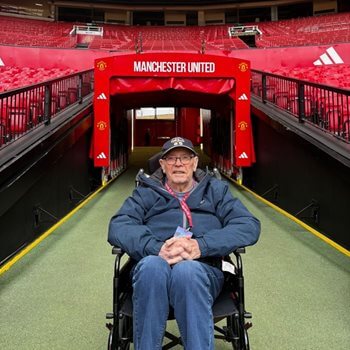 Cheadle care home makes football fan’s dream come true