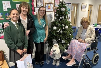 Local schools join Stansted care home for Christmas card competition