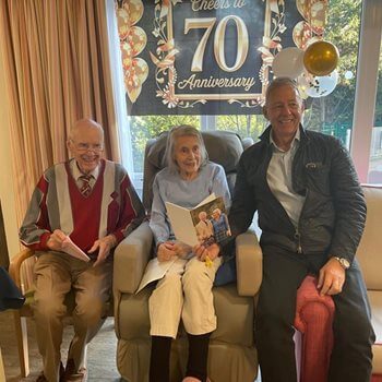 Ferndown couple celebrates lifetime of memories at care home