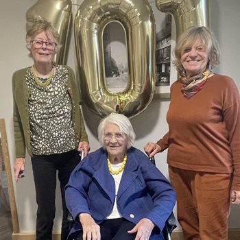 Stratford care home resident, 101, shares secret to long life