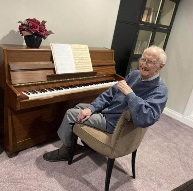 93-year-old resident’s piano wish strikes a chord at Woking care home