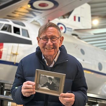 Come fly with me – former RAF engineer’s wish comes true