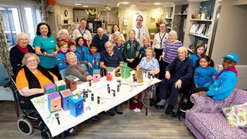 Bromsgrove care home residents team up with youth group for DIY project