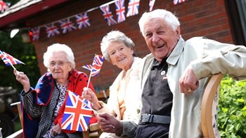 VE Day 80 celebrated in style at Woking care home
