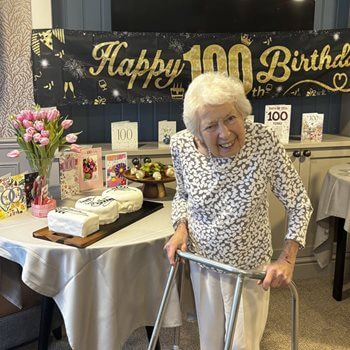 ‘Fresh vegetables, fruit and walking’ – Angmering centenarian reveals her secrets