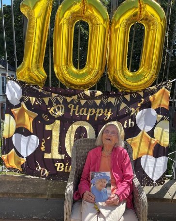 Registered General Nurse - Kentford Manor Hilda 100th bday