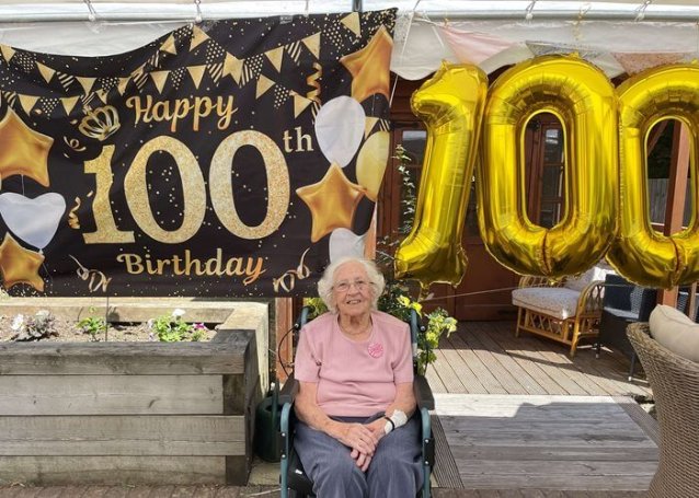 Senior Care Assistant - Kentford Manor Edna 100th bday