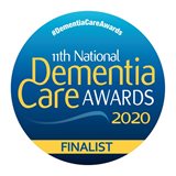 National Dementia Care Awards Finalist 2020 Best Activities Coordinator for People Living with Dementia