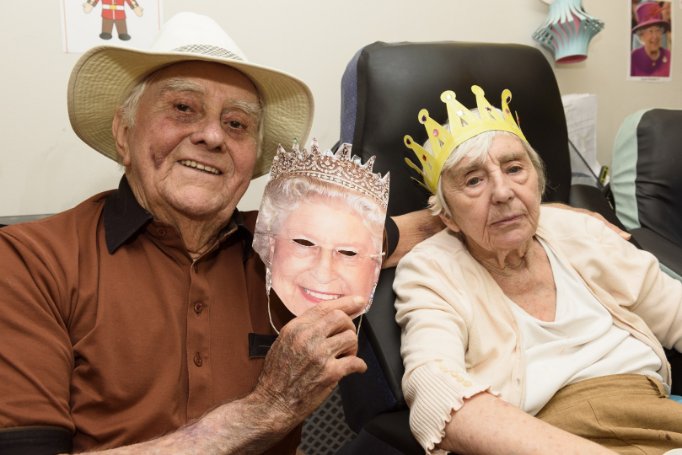 Care Assistant - residents-pat-and-bob-taylor-celebrated-care-home-open-day-with-the-rest-of-the-community-at_1 image