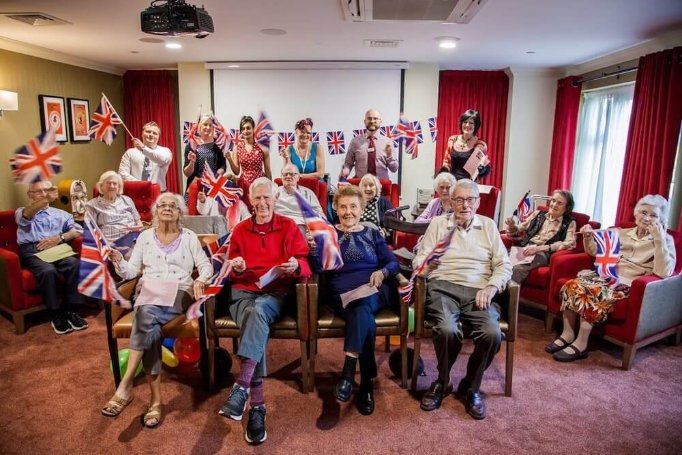 Catering Assistant Bank - residents-at-sherwood-grange-hit-the-right-note-for-vera-lynns-100th-birthday image