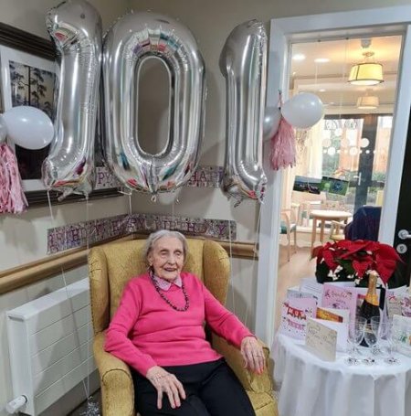 Team Leader Care - Murrayside Ina 101st Birthday 