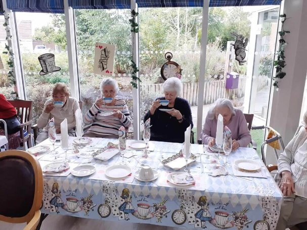 The Potteries enjoyed plenty of cake with their 'Mad Hatters tea party' in honour of the 40th where everyone was encouraged to wear 'ruby red'!