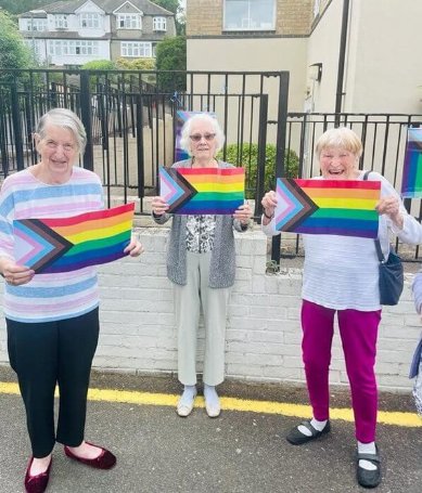 Amberley Lodge - Amberley celebrating pride 