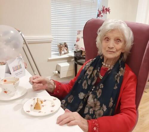 Activities Assistant Bank - Halecroft Grange Anne 105th birthday