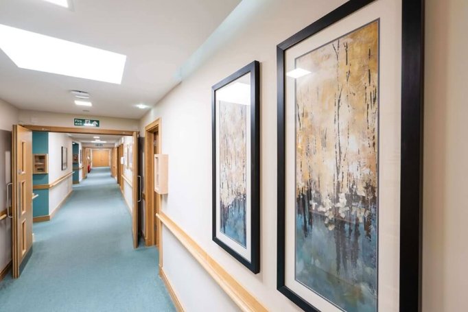 Registered General Nurse Bank - knebworth hallway