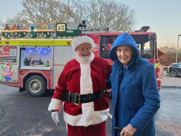 Team Leader Care Bank - Carpathia fire engine visit 