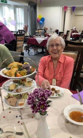 Blossomfield Grange celebrated 40 years of Care UK with a wonderful high tea courtesy of its fabulous catering team.