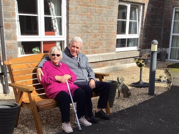 Care Assistant - Caledonian Court - residents enjoying sun