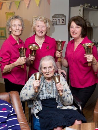 Domestic Bank - helen-acton-with-otley-st-mary-handbell-ringers image