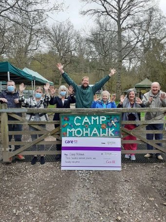 Team Leader Care Bank - Bickerton House fundraise Camp Mohawk