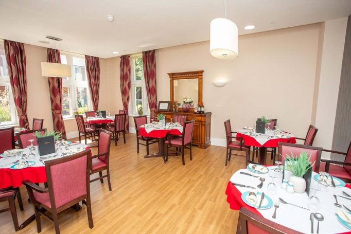 Activities Assistant Bank - Maids Moreton dining area