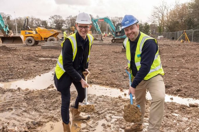 Llys Herbert - Llys Herbert onsite build 